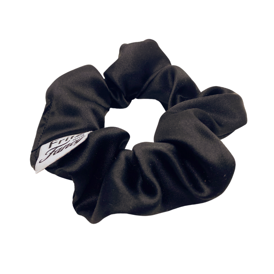Black Silk Scrunchie