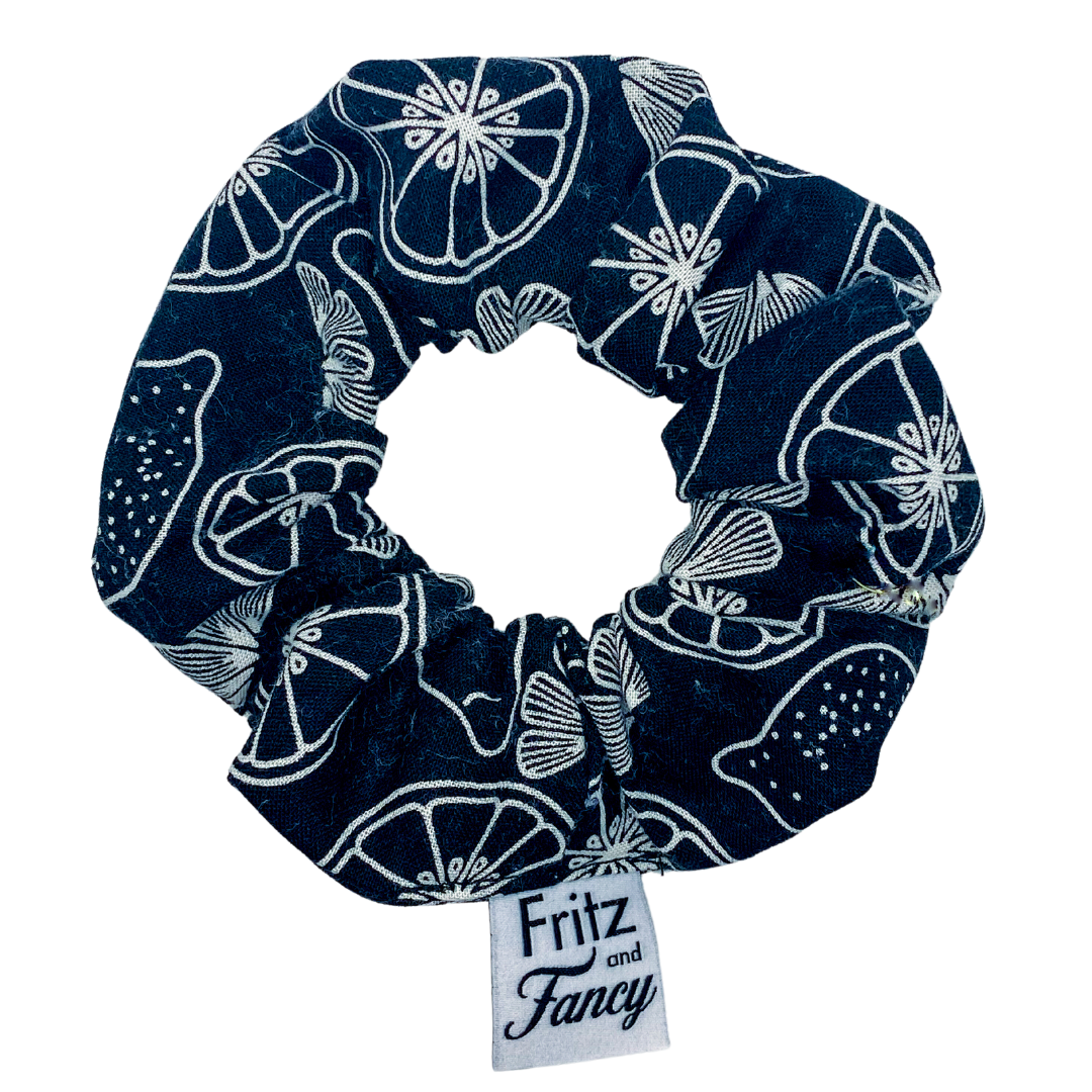 Lemon Sketches on Black