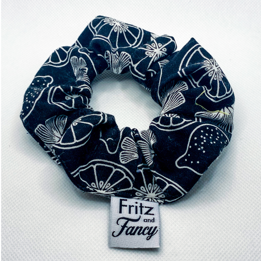 Lemon Sketches on Black