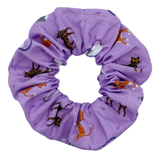 Cats on Lilac Purple