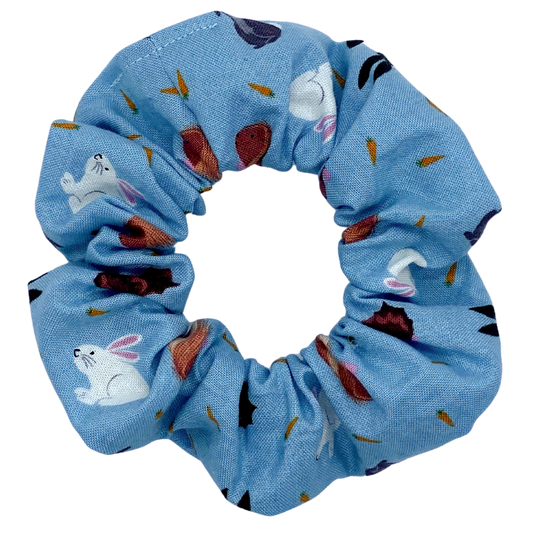 Bunnies & Guinea Pigs on Blue